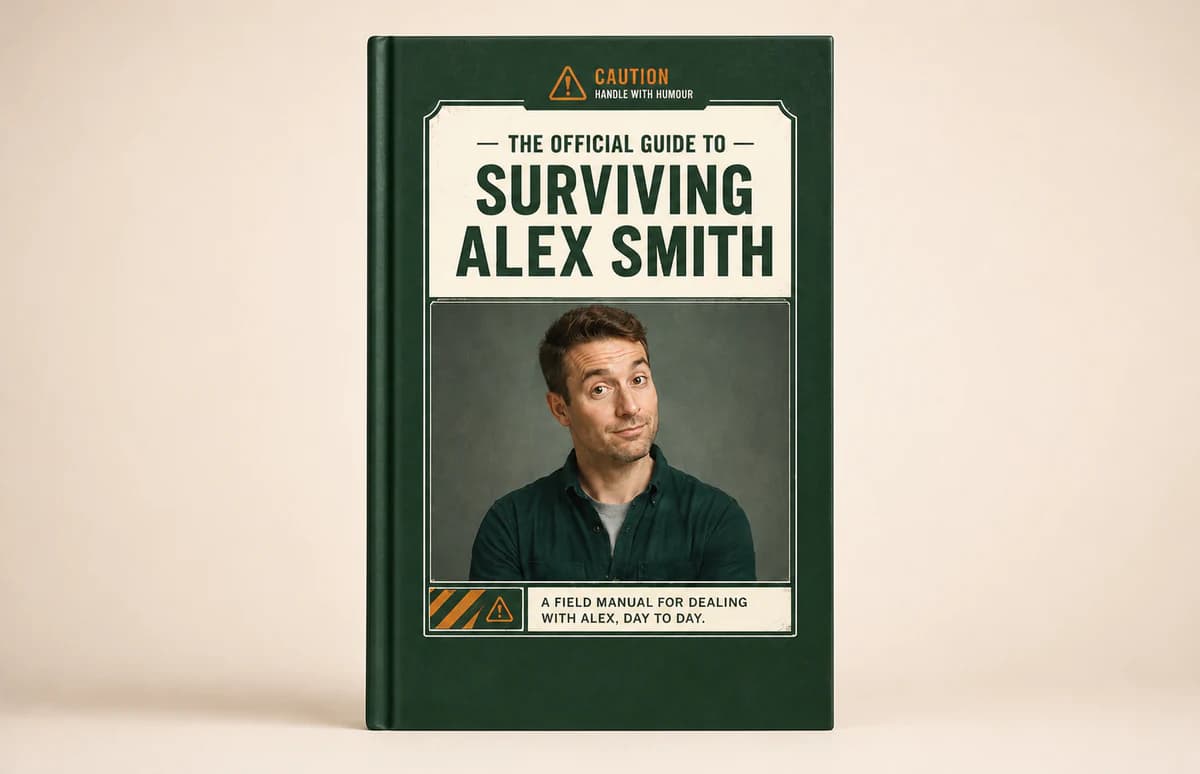 Survival guide funny gift book example