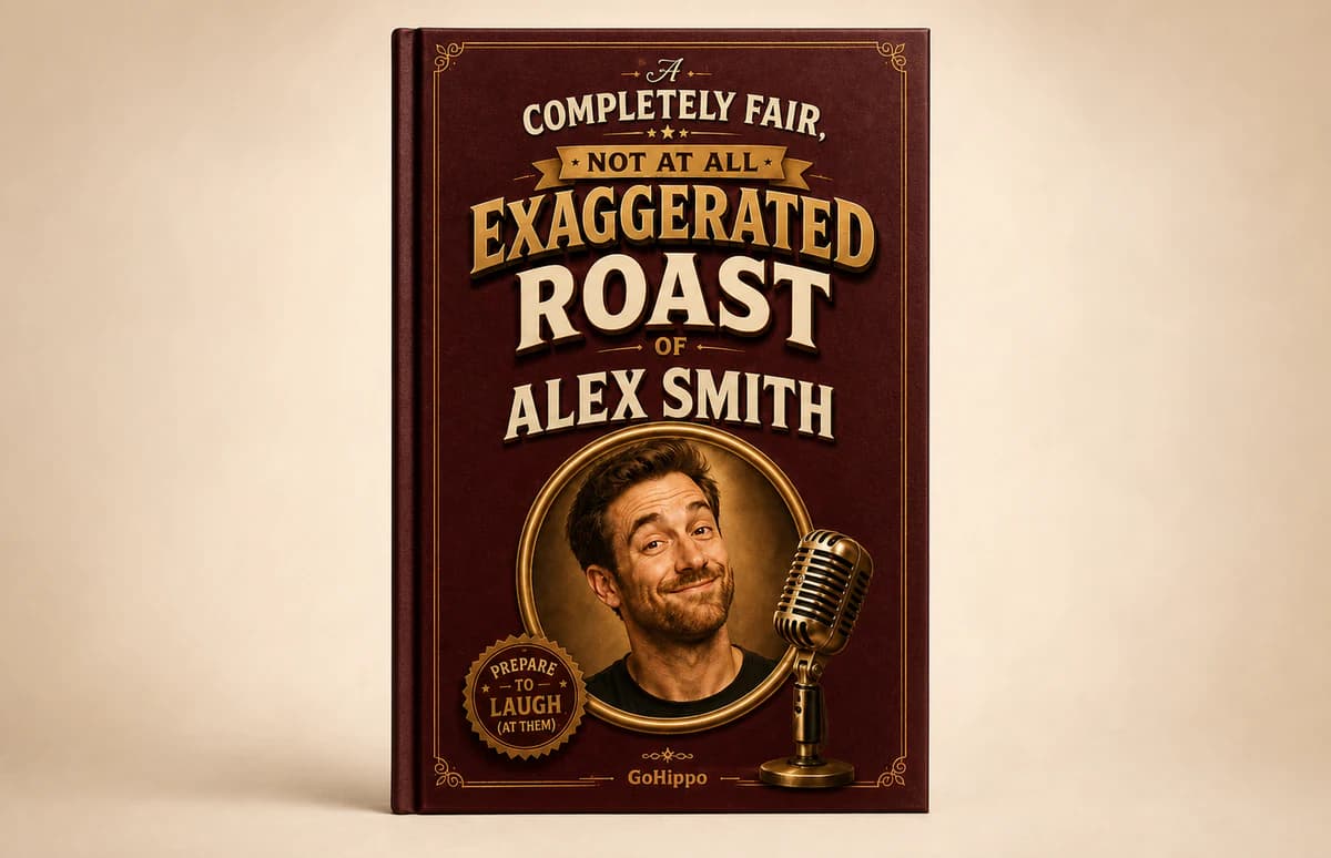 Roast gift book example