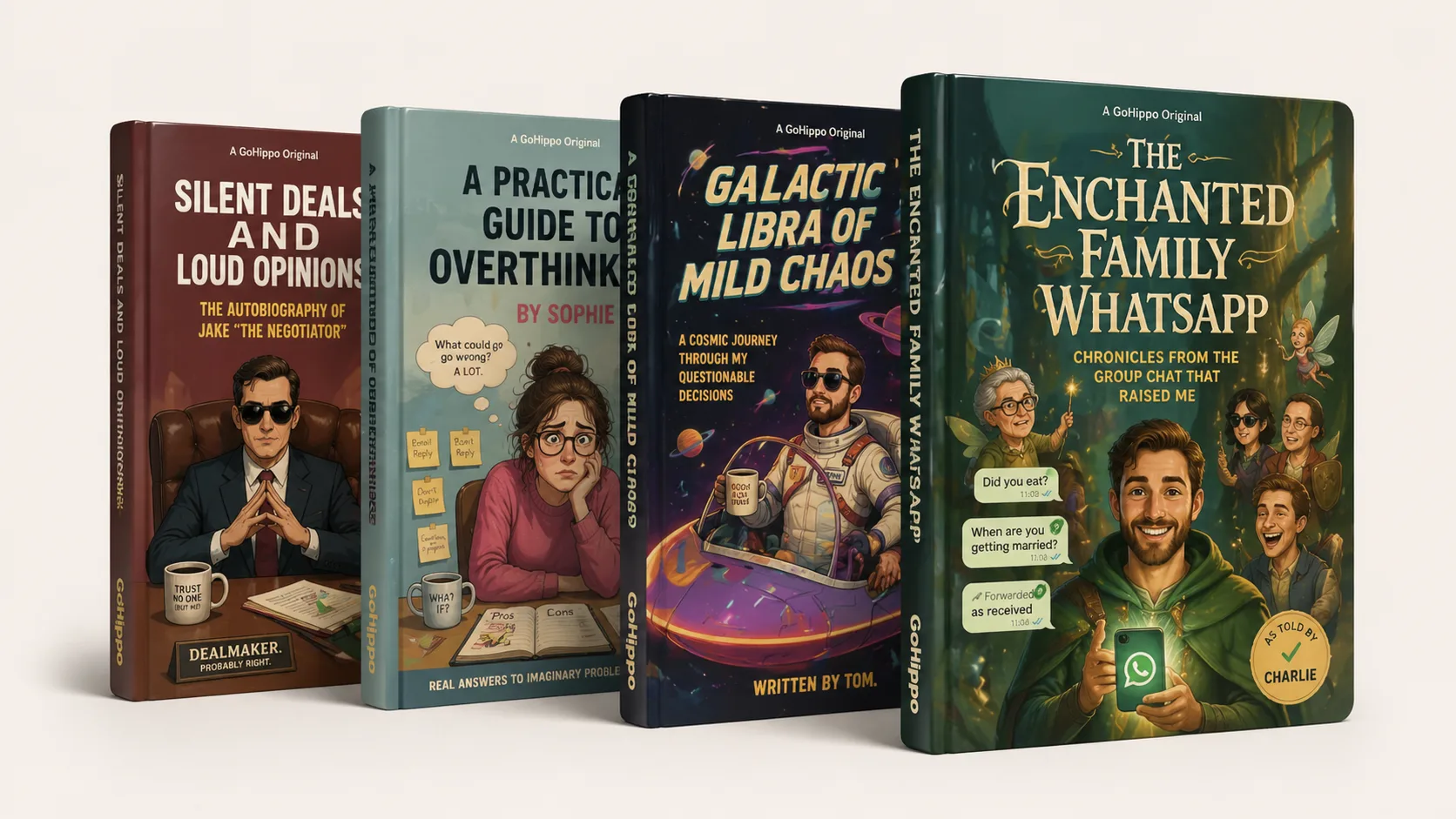 Personalized AI book and comic gift created with GoHippo